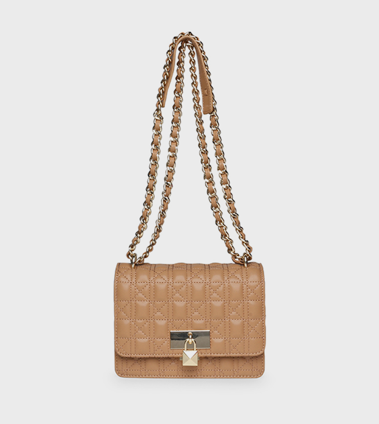 شنطة كروس بودي مبطنة  