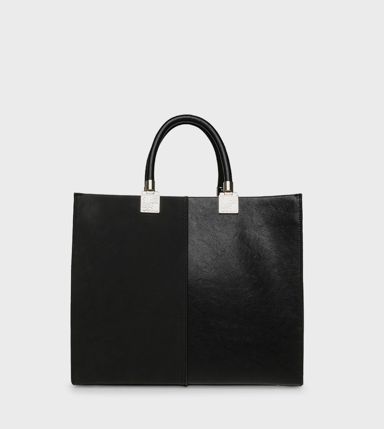 BCHLOEY Color Block Tote Bag