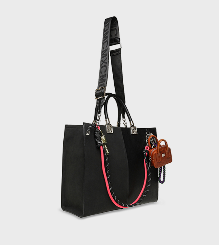 BCHLOEY Color Block Tote Bag