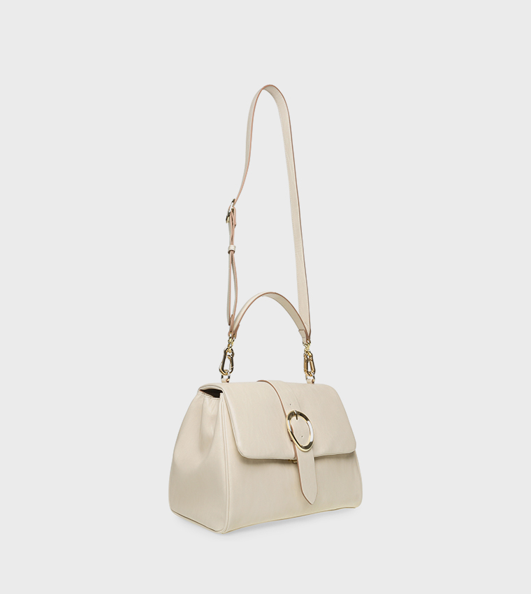 BENGINE Textured Top Handle Bag