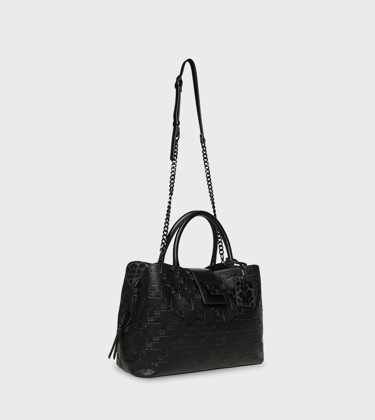 BKESS-C Monogram Patterned Satchel Bag