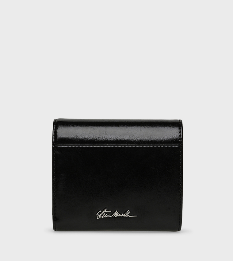 BLYDA Logo Detail Flap Wallet
