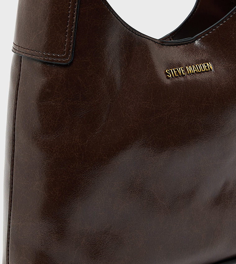 BBERYL Logo Detail Hobo Bag