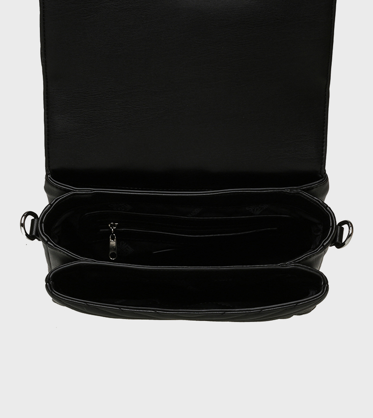 BPLAIS Logo Detail Puffer Crossbody Bag