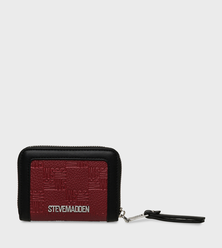 BVIKKI Monogram Patterned Mini Wallet