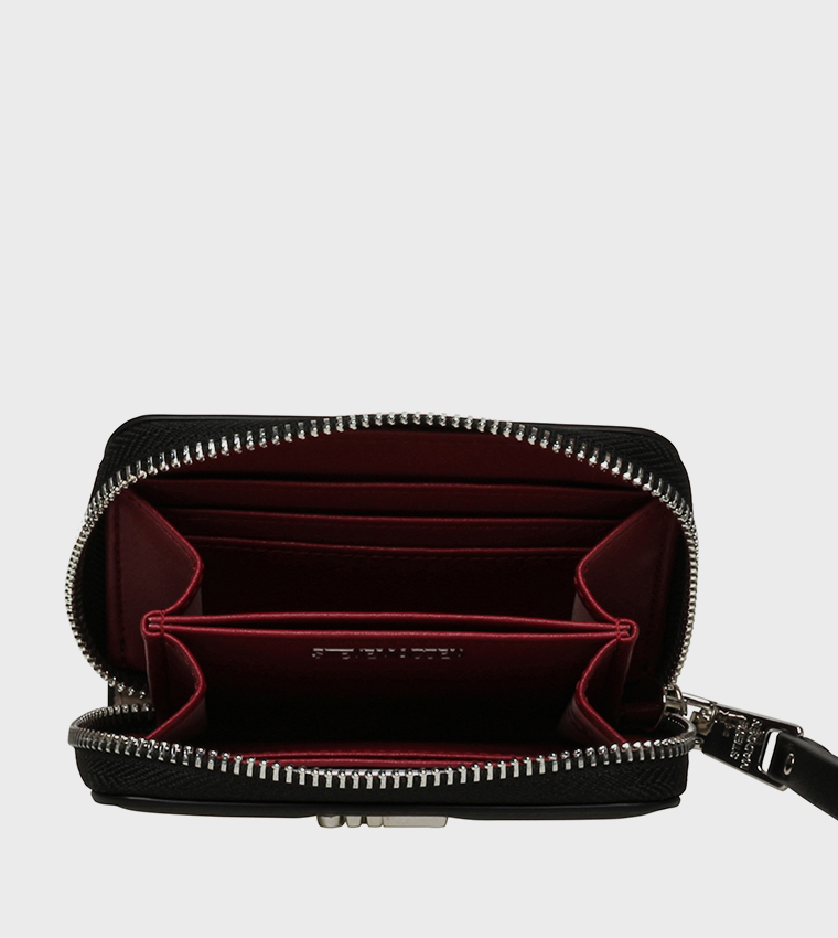 BVIKKI Monogram Patterned Mini Wallet