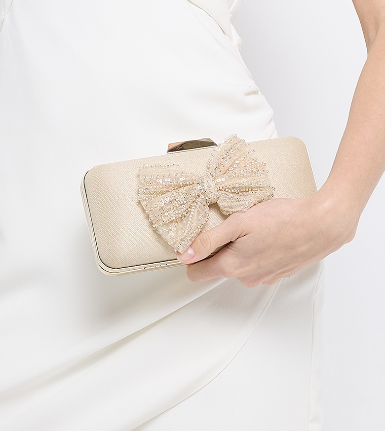 BBOWIES Embellished Clutch