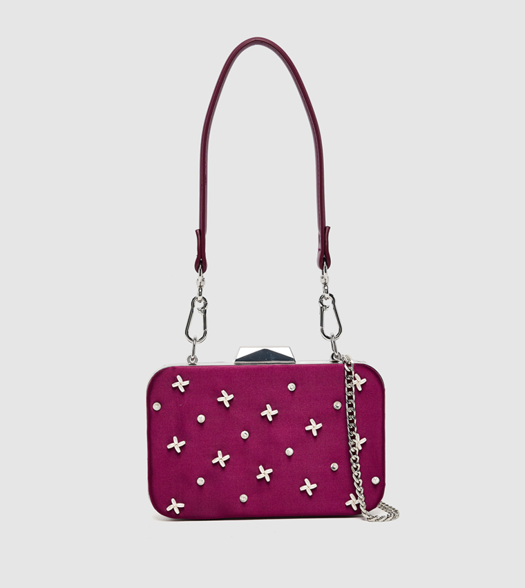 BNOUR Embellished Clutch Bag