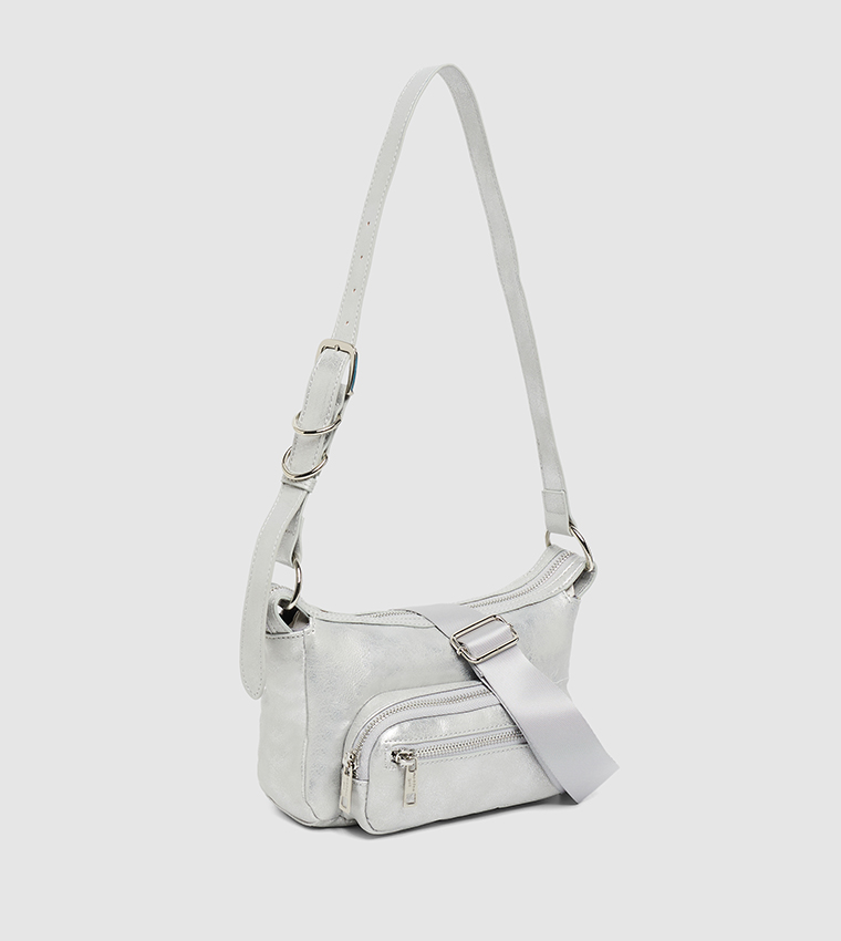 Madden Girl  Crossbody Bags - Silver Cross Body Bags