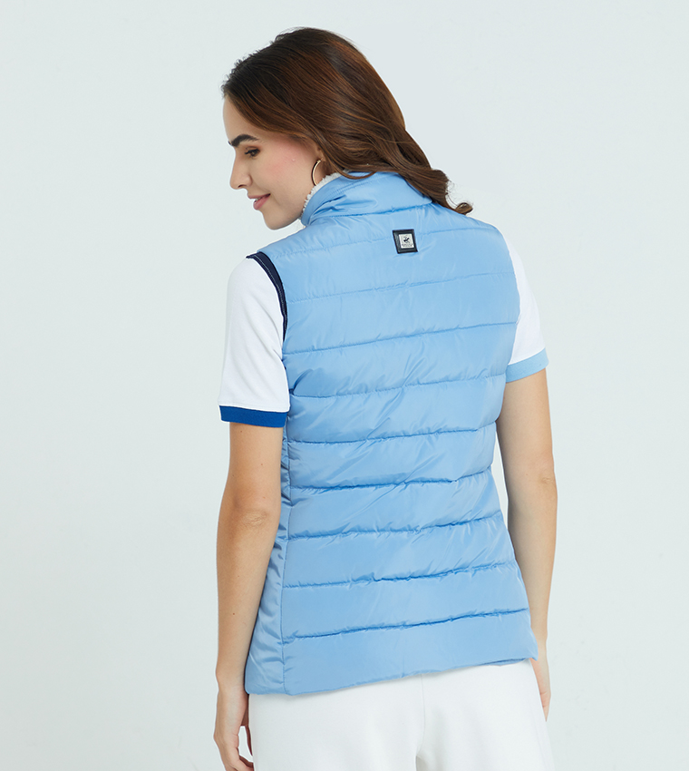 Beverly Hills Polo Club  Puffer & Quilted Jackets - Blue Puffer & Quilted Jackets