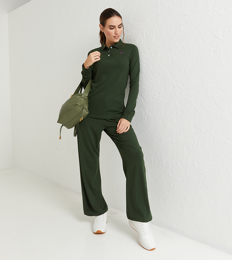 Beverly Hills Polo Club  Casual Pants - Olive Chinos