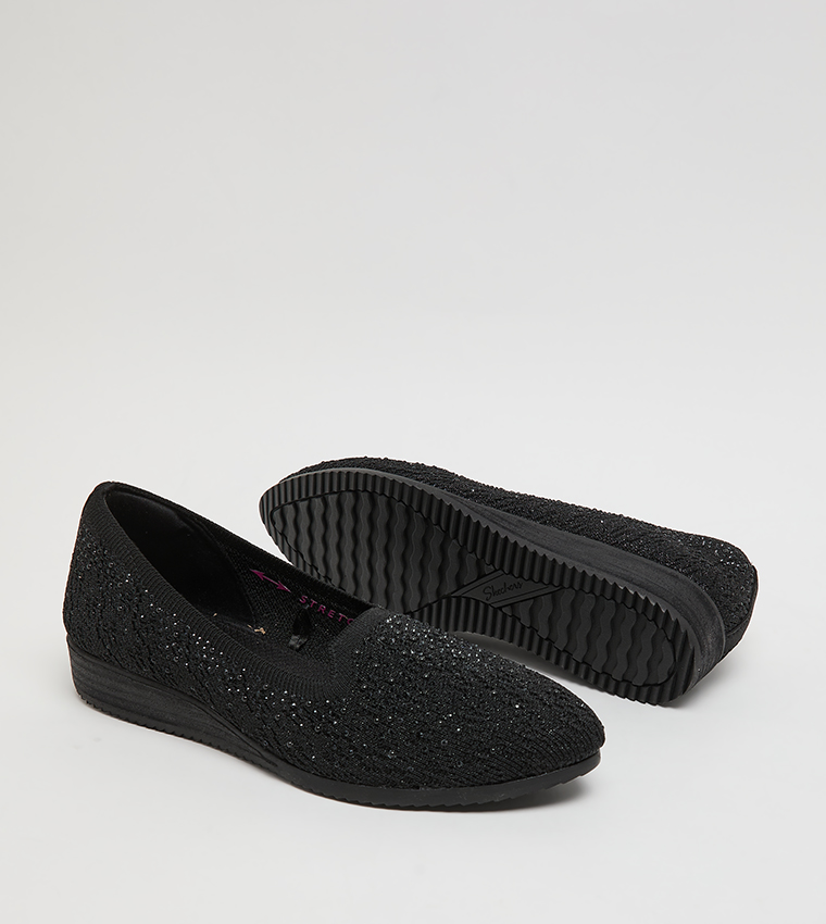 CLEO SAWDUST Embellished Slip-On Shoes