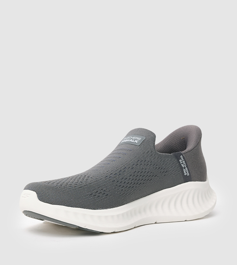 GO WALK NOW Textured Slip-On Shoes