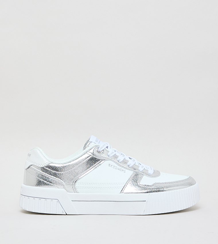 JADE Logo Printed Lace-Up Sneakers