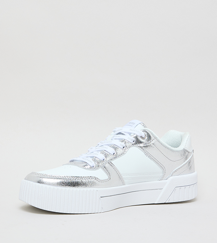 JADE Logo Printed Lace-Up Sneakers
