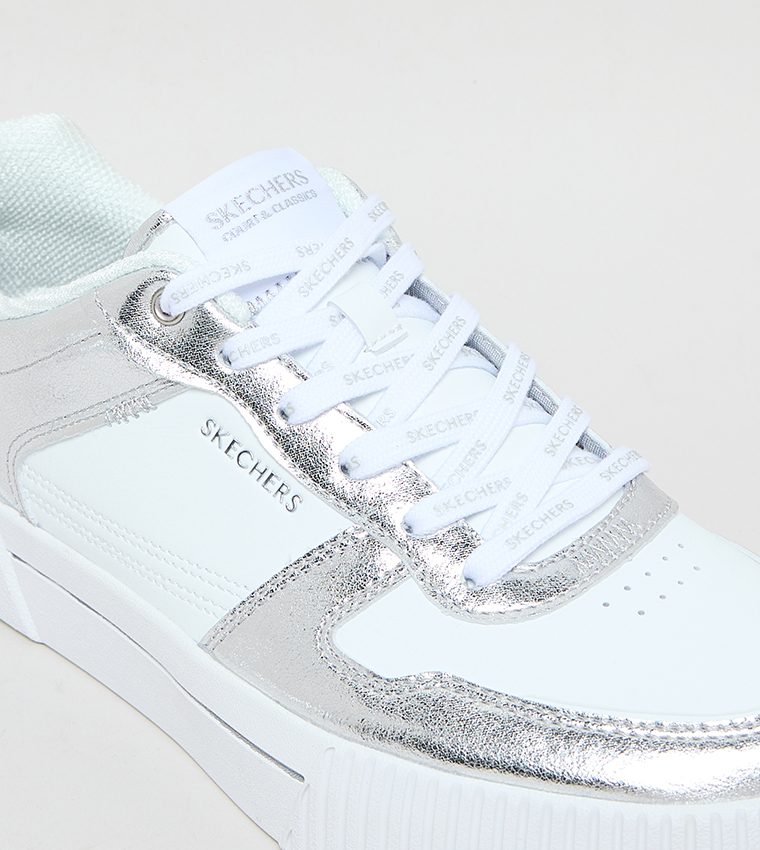 JADE Logo Printed Lace-Up Sneakers