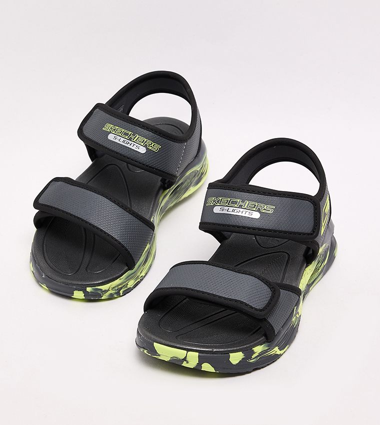 SOLA GLOW Printed Comfort Sandals