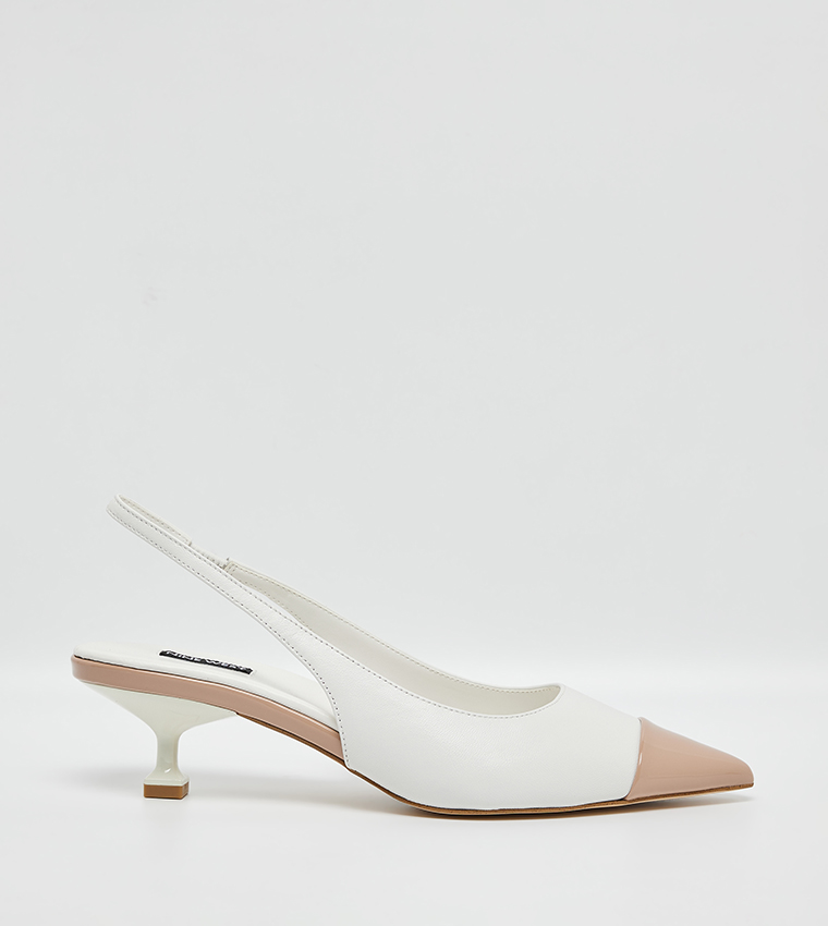 WORKIT Cap Toe Slingback Pumps