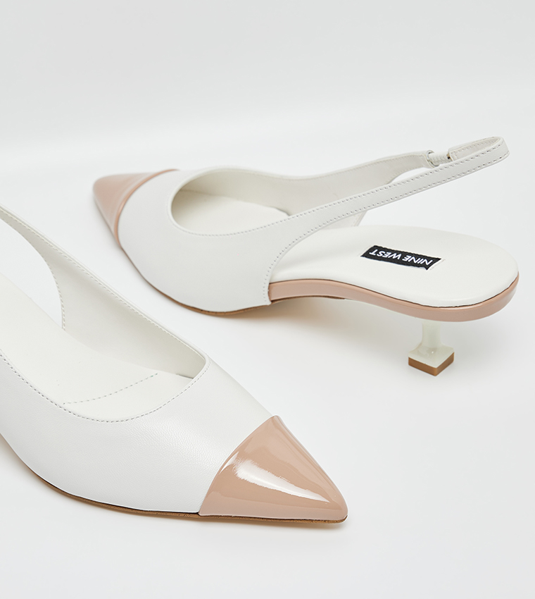 WORKIT Cap Toe Slingback Pumps