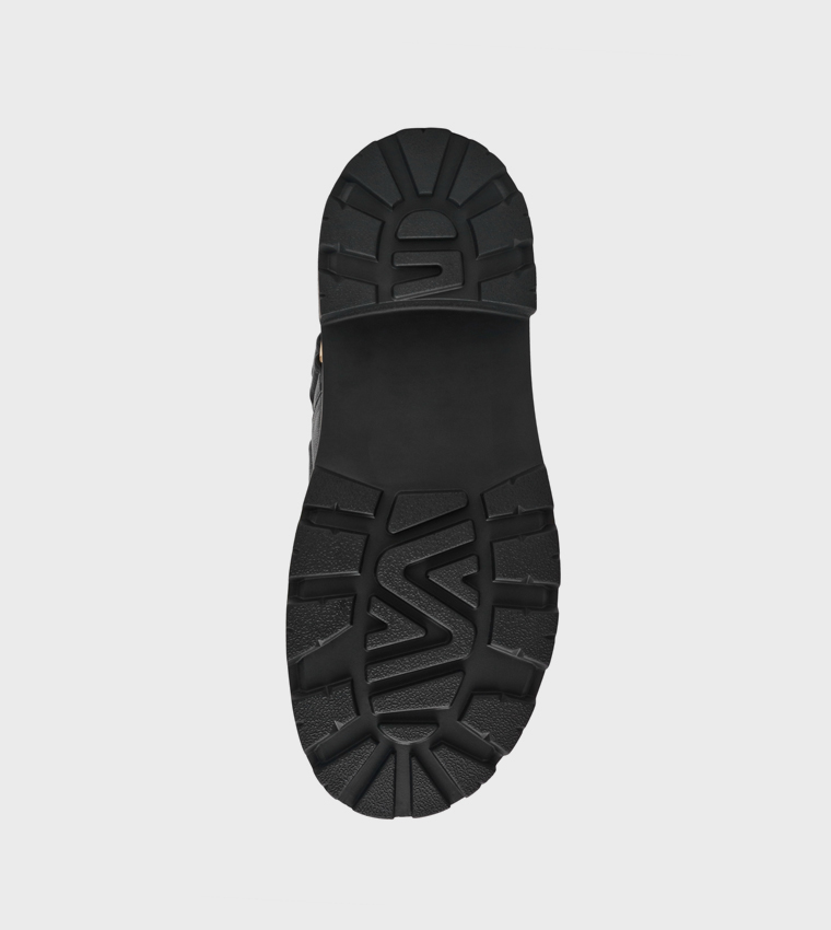 SUPERMONA Velcro Closure Platform Sandals