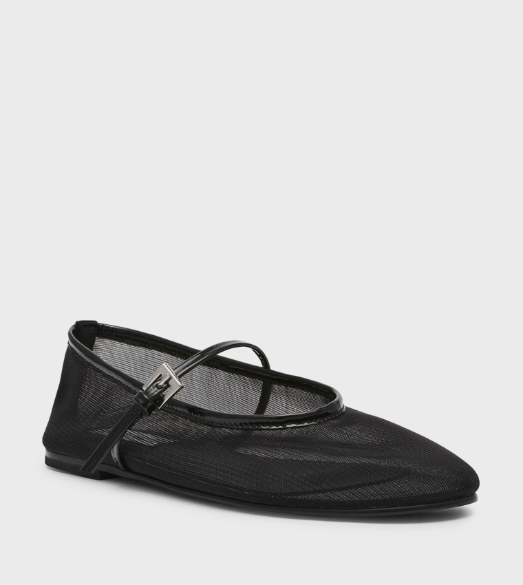 MASH Textured Ballet Flats