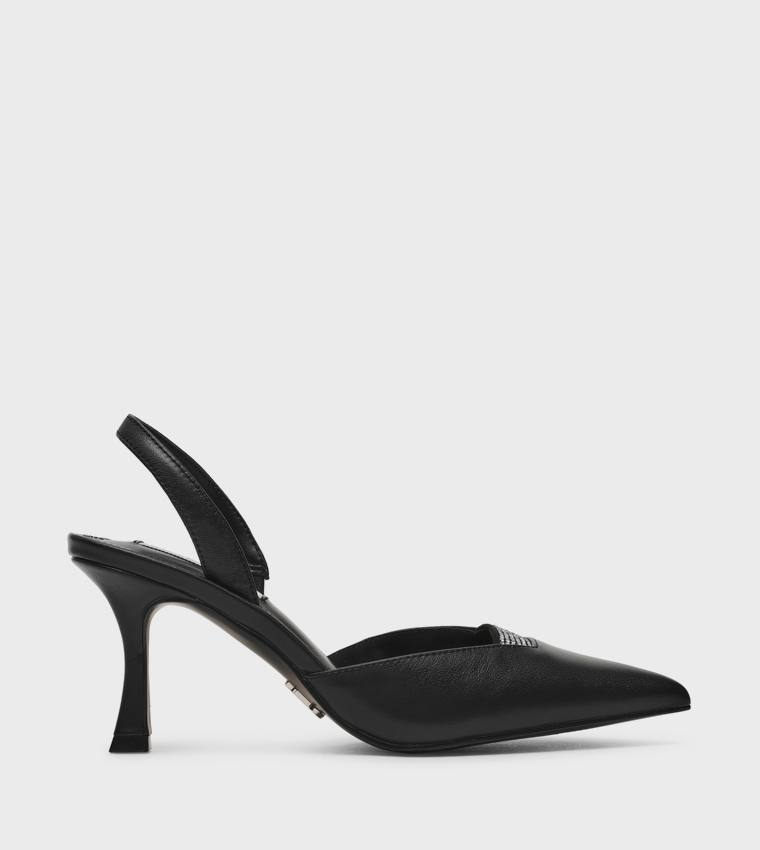 YALA Pointed Toe Slingback Pumps