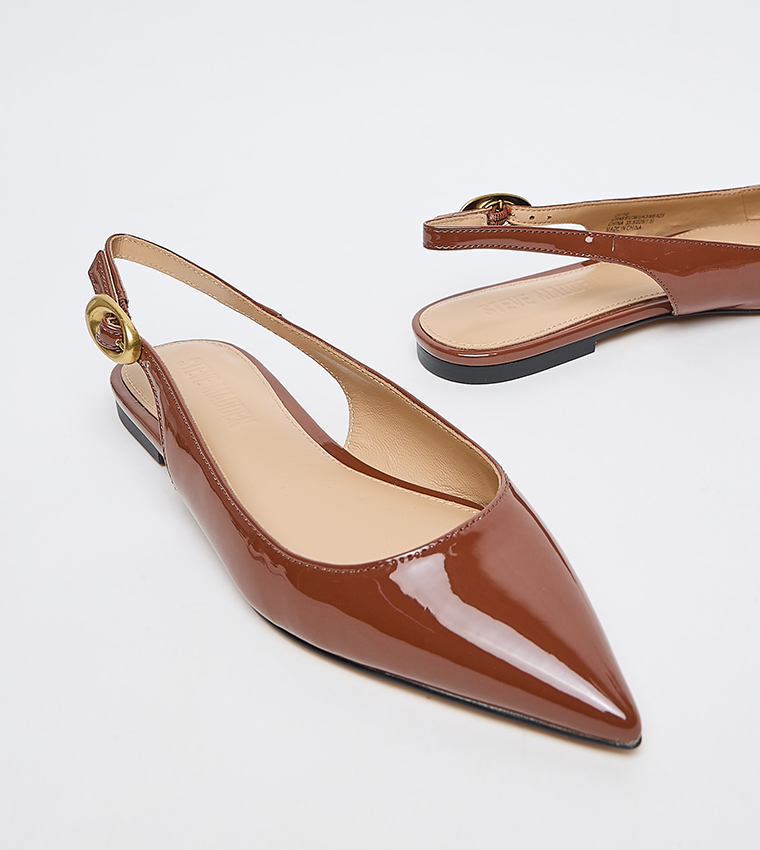 OTTIE Pointed Toe Slingback Flat Shoes