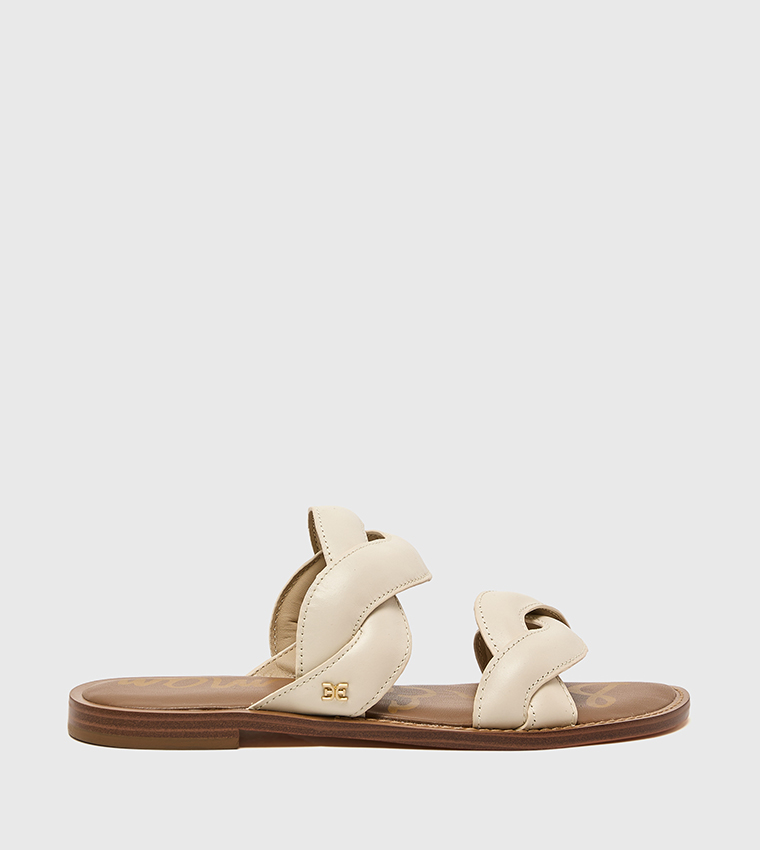 HELLEN Open Toe Flat Sandals