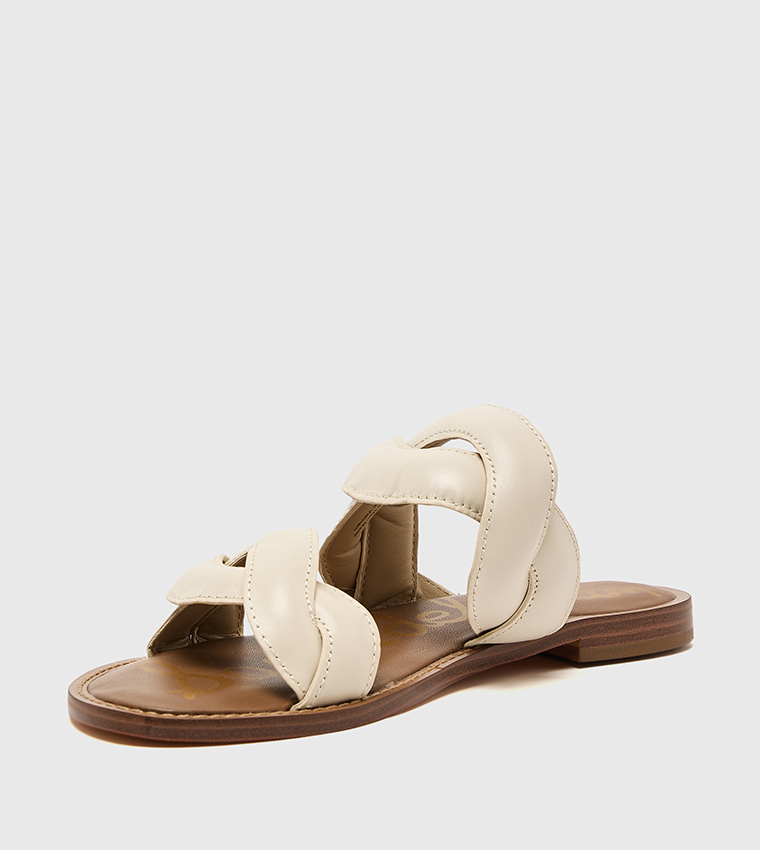 HELLEN Open Toe Flat Sandals