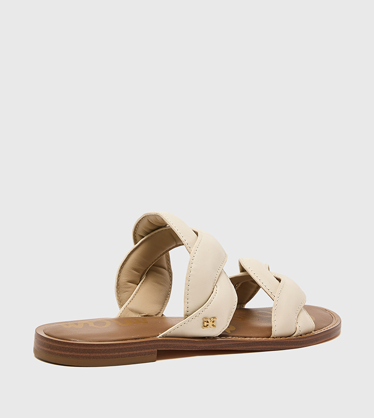 HELLEN Open Toe Flat Sandals