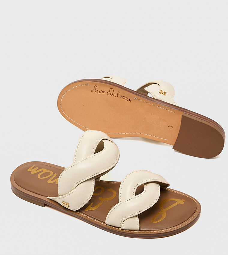 HELLEN Open Toe Flat Sandals