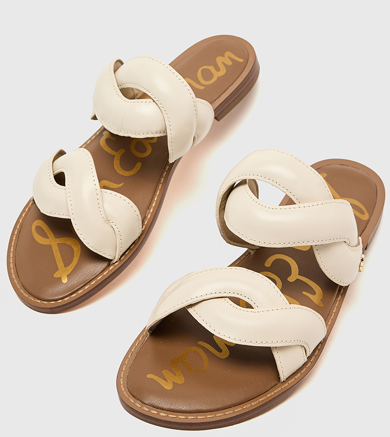HELLEN Open Toe Flat Sandals
