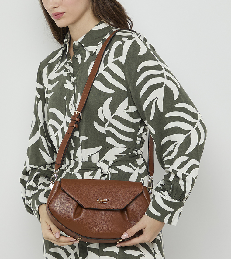 AMORETTE Logo Detail Crossbody Bag