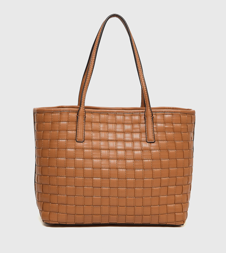 SANDY 2-in-1 Basket Weave Shoulder Set