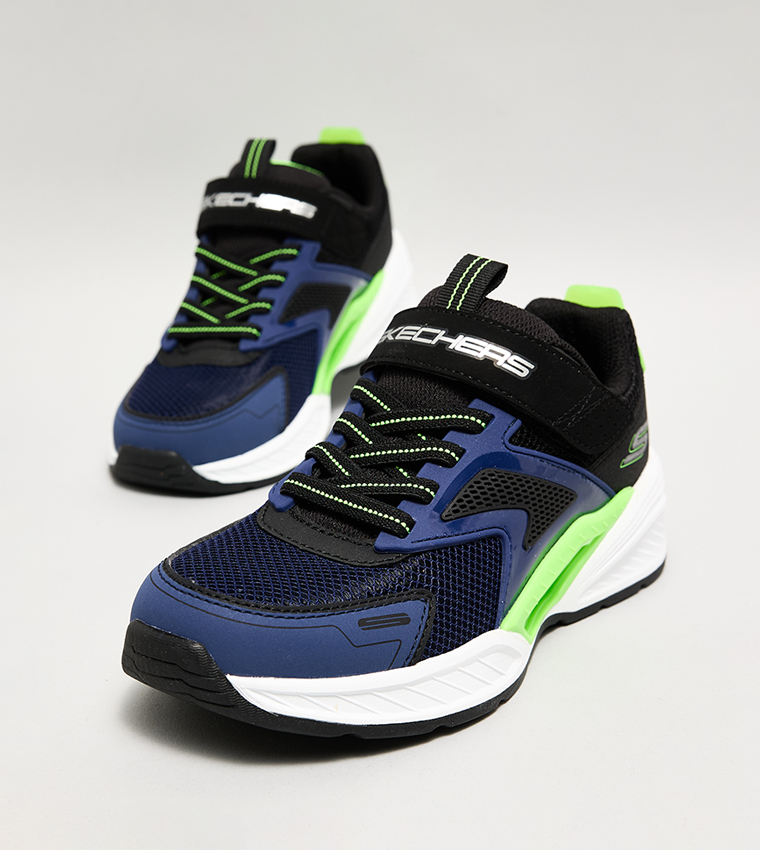 TECHNO-DRIFT Color Block Velcro Sneakers