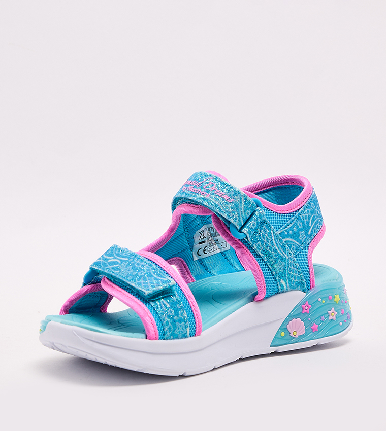 MERMAID DREAMS Velcro Closure Sandals
