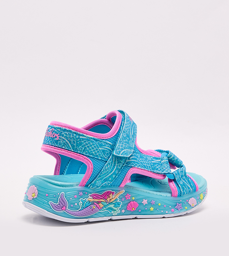 MERMAID DREAMS Velcro Closure Sandals