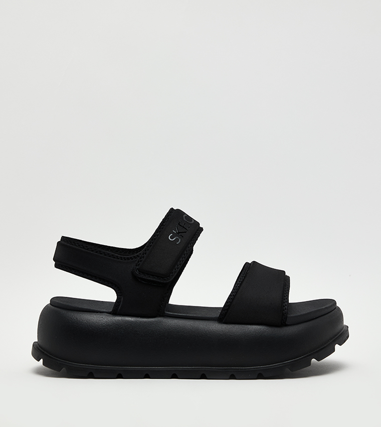 Skechers  Platforms - Black Platforms