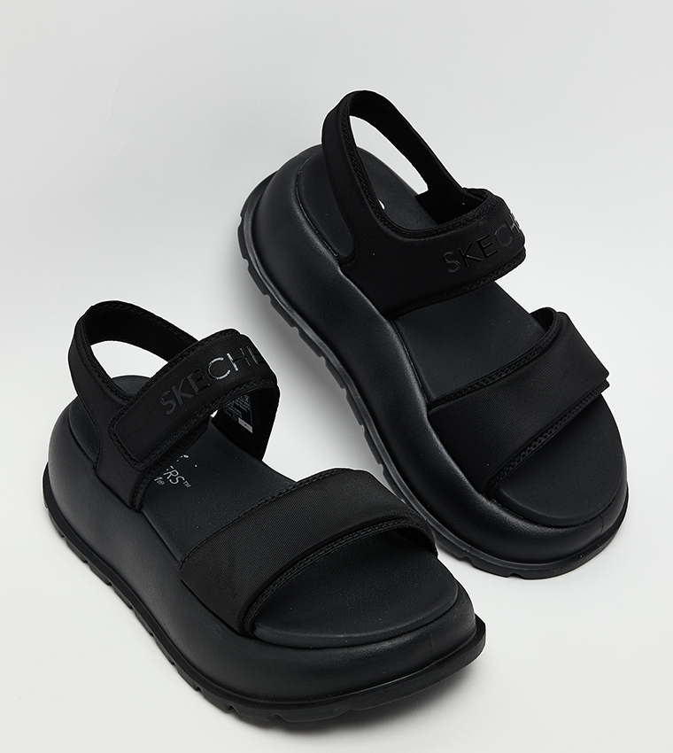 Skechers  Platforms - Black Platforms