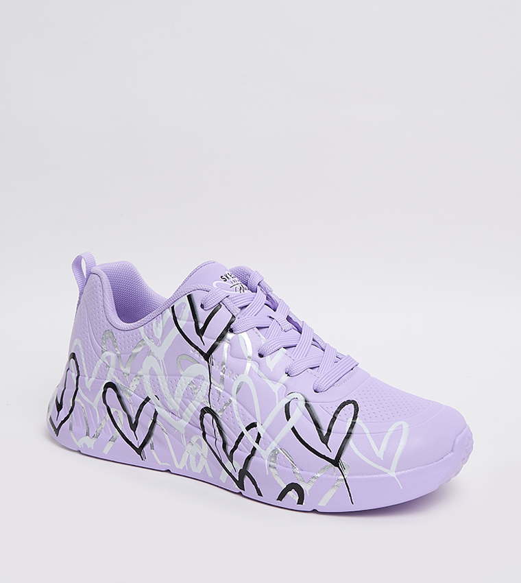 Buy Skechers JGOLDCROWN: UNO LITE HEART OF HEARTS Sneakers In