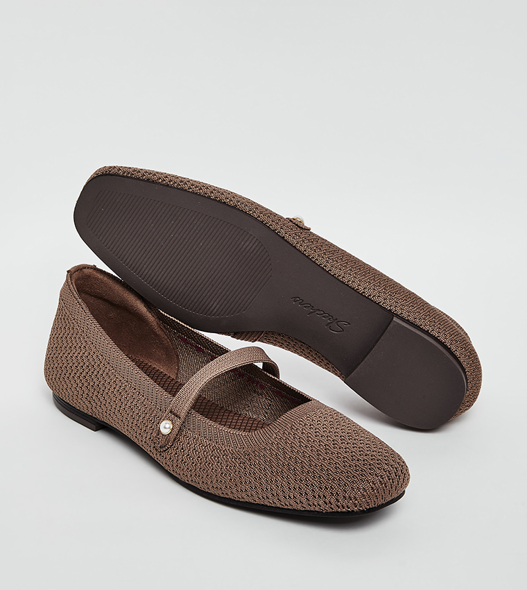 CLEO SQUARE - LAVISH LOVE Knitted Mary Janes