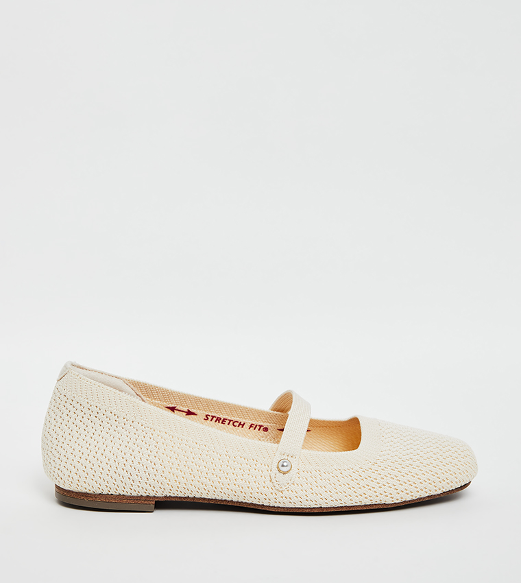 CLEO SQUARE - LAVISH LOVE Knitted Mary Janes