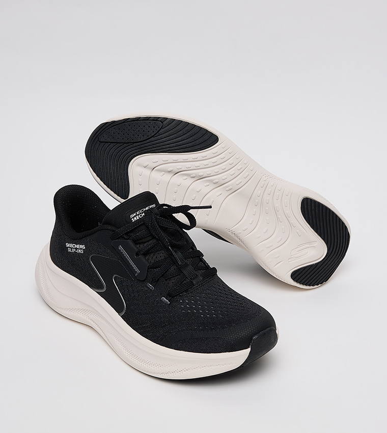 SKECH CLOUD Lace-Up Walking Shoes