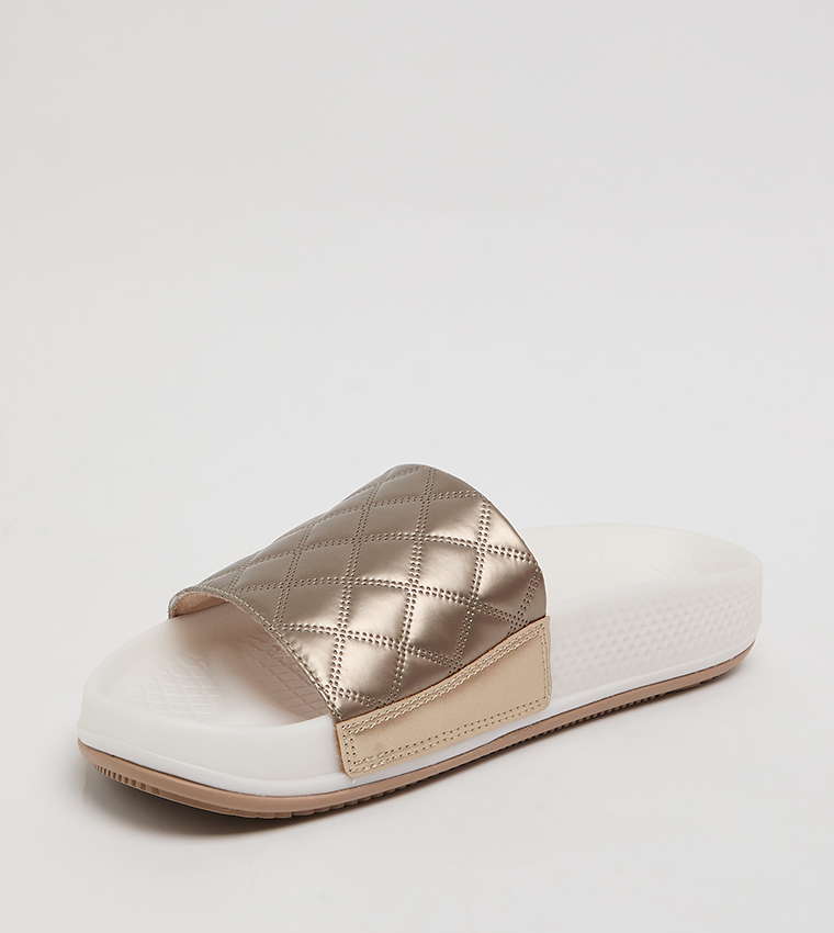 ARCH FIT HYPER Quilted Slides