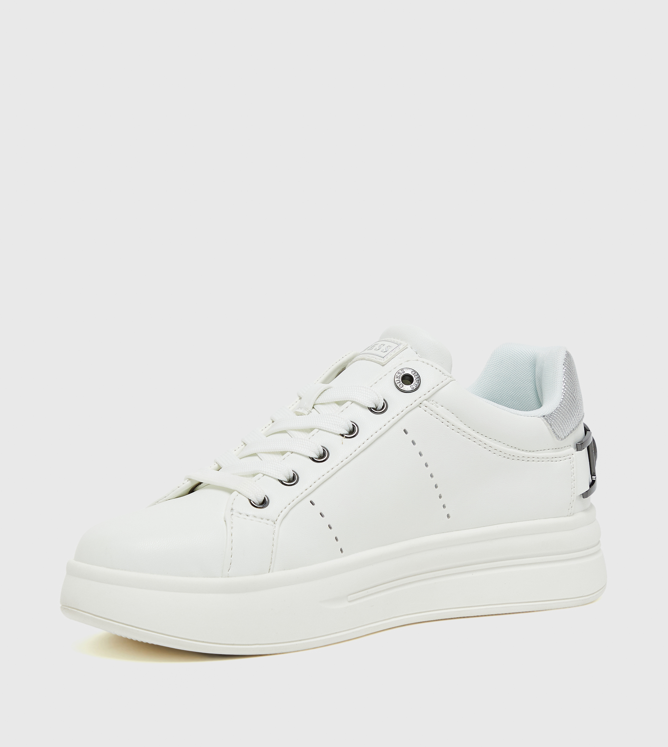 WESLI Metal Accent Lace- Up Sneakers