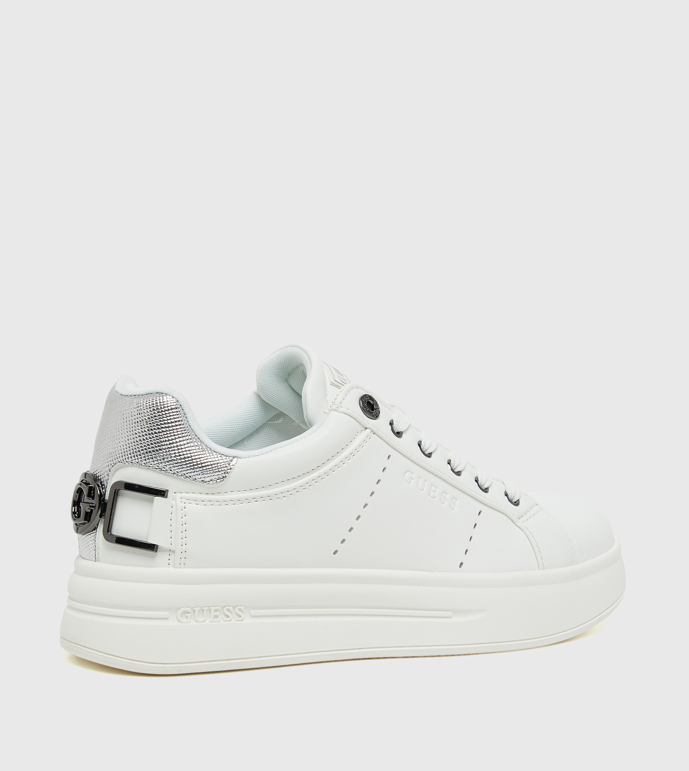 WESLI Metal Accent Lace- Up Sneakers