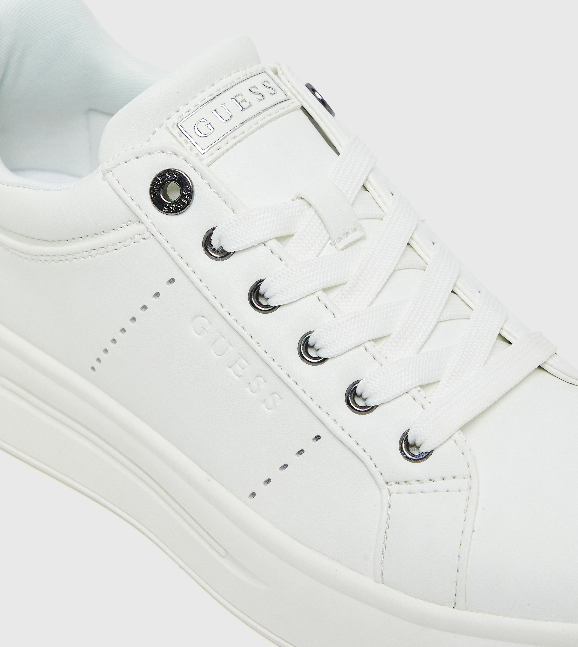 WESLI Metal Accent Lace- Up Sneakers