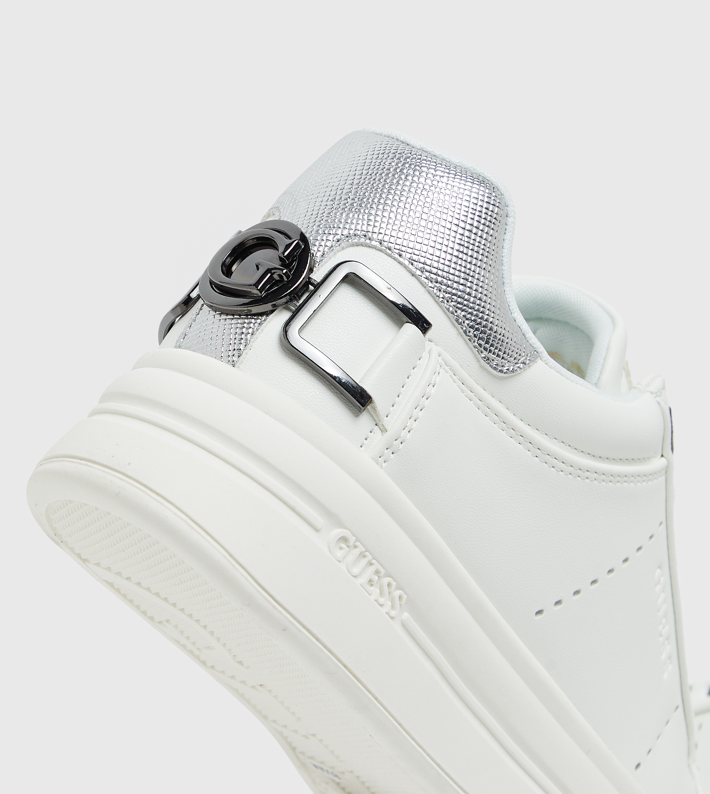 WESLI Metal Accent Lace- Up Sneakers