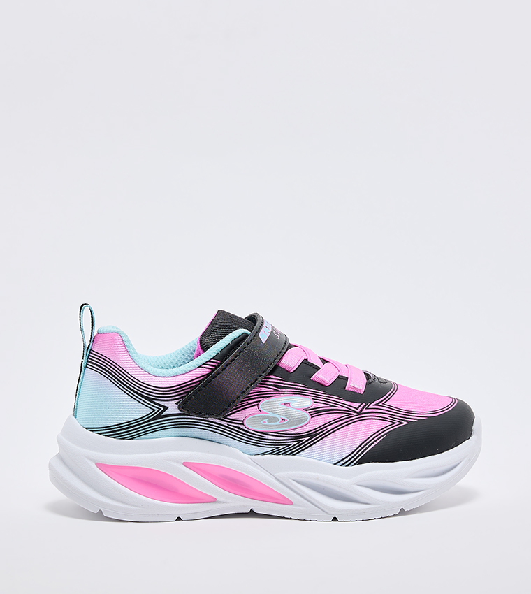 COSMIC GLOW Velcro Closure Sneakers
