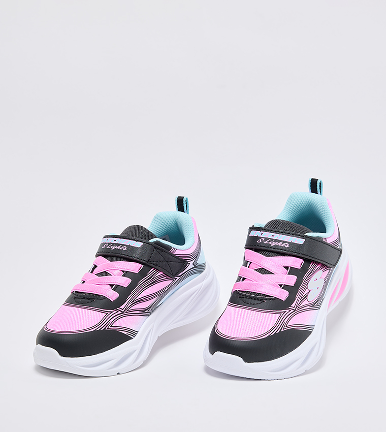 COSMIC GLOW Velcro Closure Sneakers